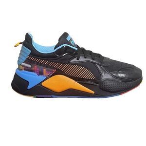 Puma x Tetris RS-X Men's Sneakers Black-Luminous Blue Size 9M